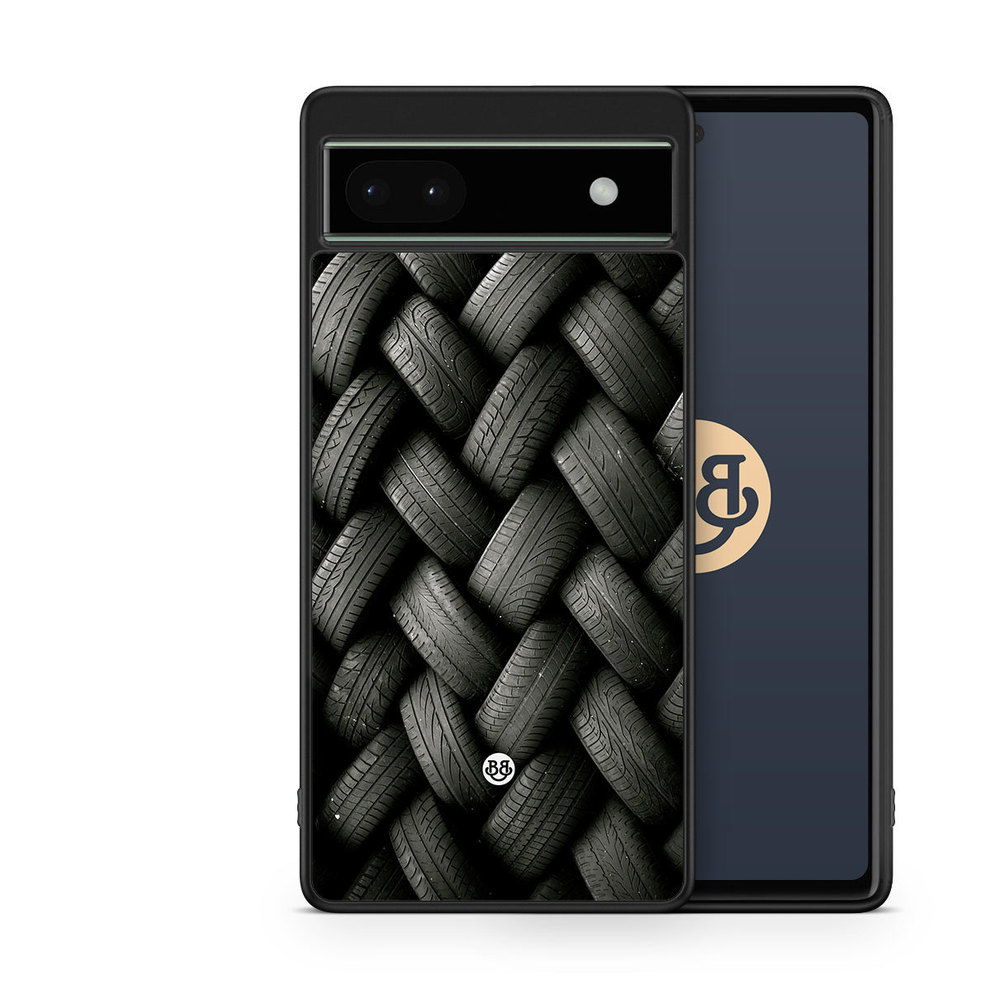 Google Pixel 6a Case - Wall of tires
