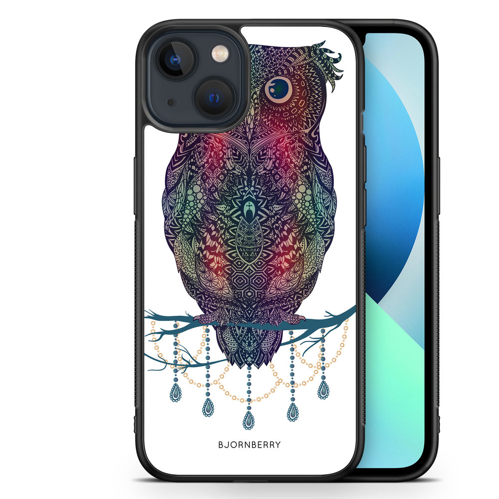 iPhone 13 Mini Case - Mandala Owl