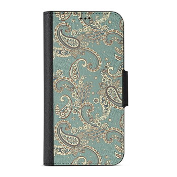 Naive iPhone 8 Plus Plånboksfodral - Paisley Green
