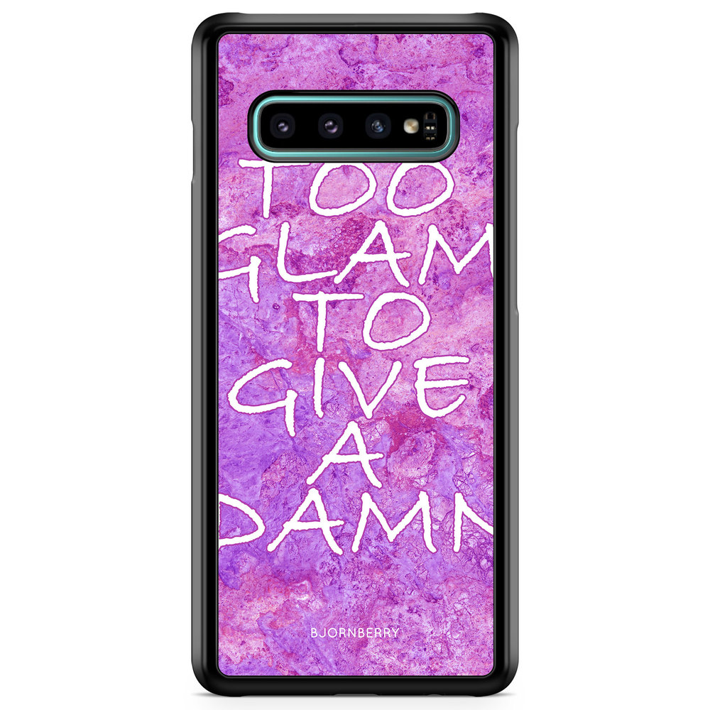 Samsung Galaxy S10 Plus Case - Too glam to give 