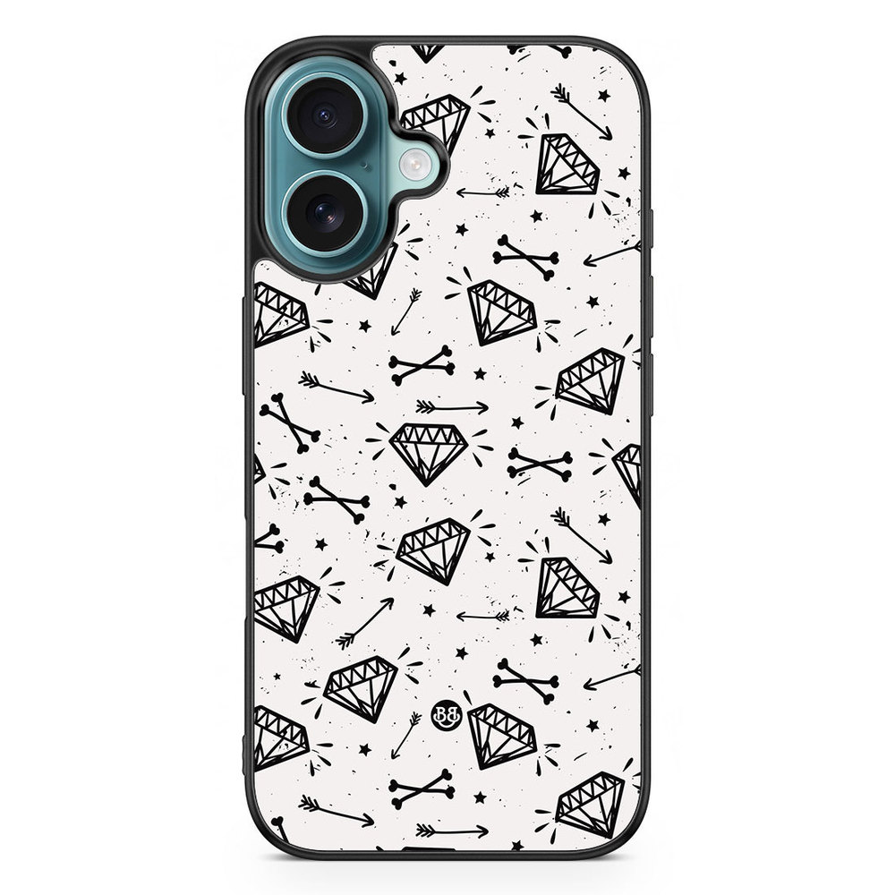 iPhone 16 Case - Diamond Pattern