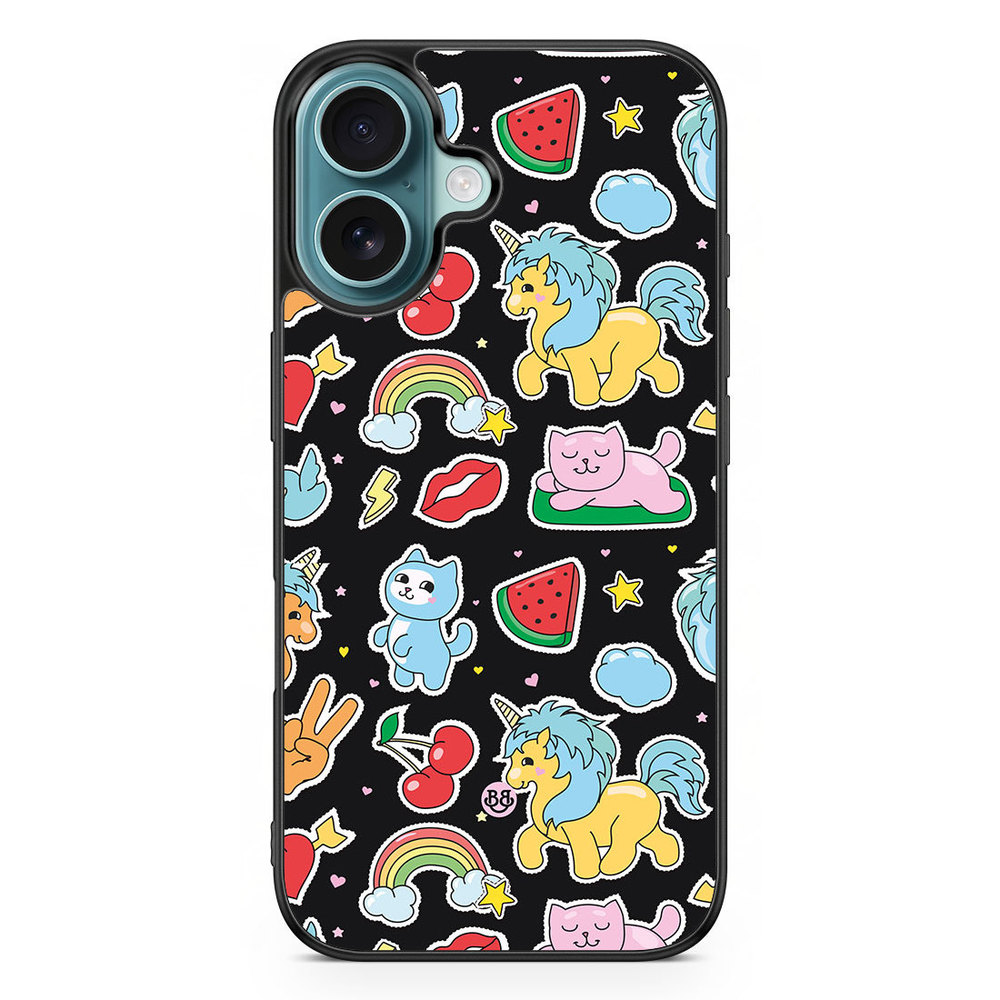 iPhone 16 Case - Cute Stickers