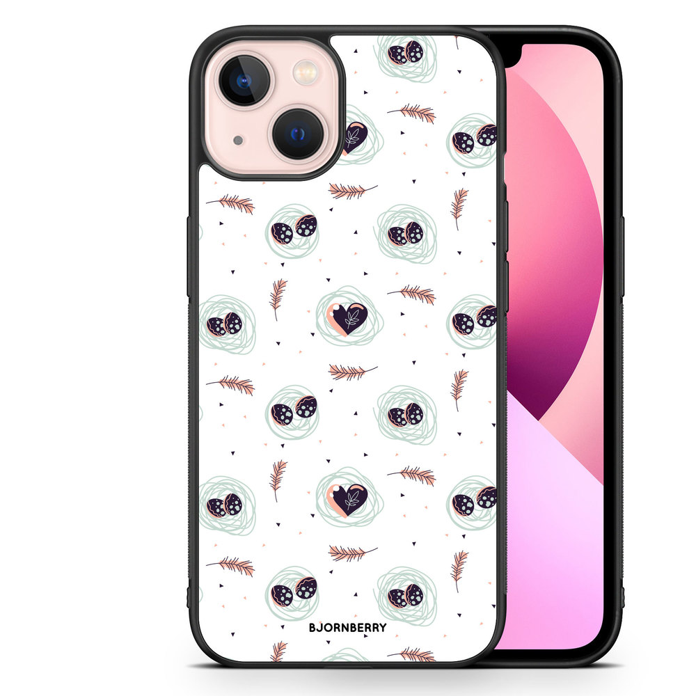 iPhone 13 Case - Eggs and Hearts