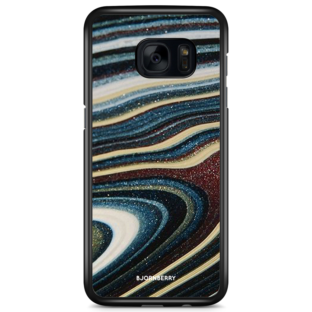 Samsung Galaxy S7 Edge Case - Malachite Pattern