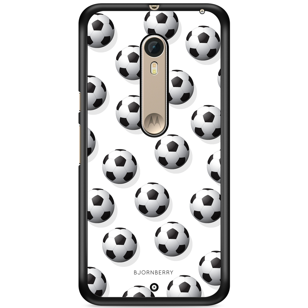 Moto X Style Case - Footballs Pattern