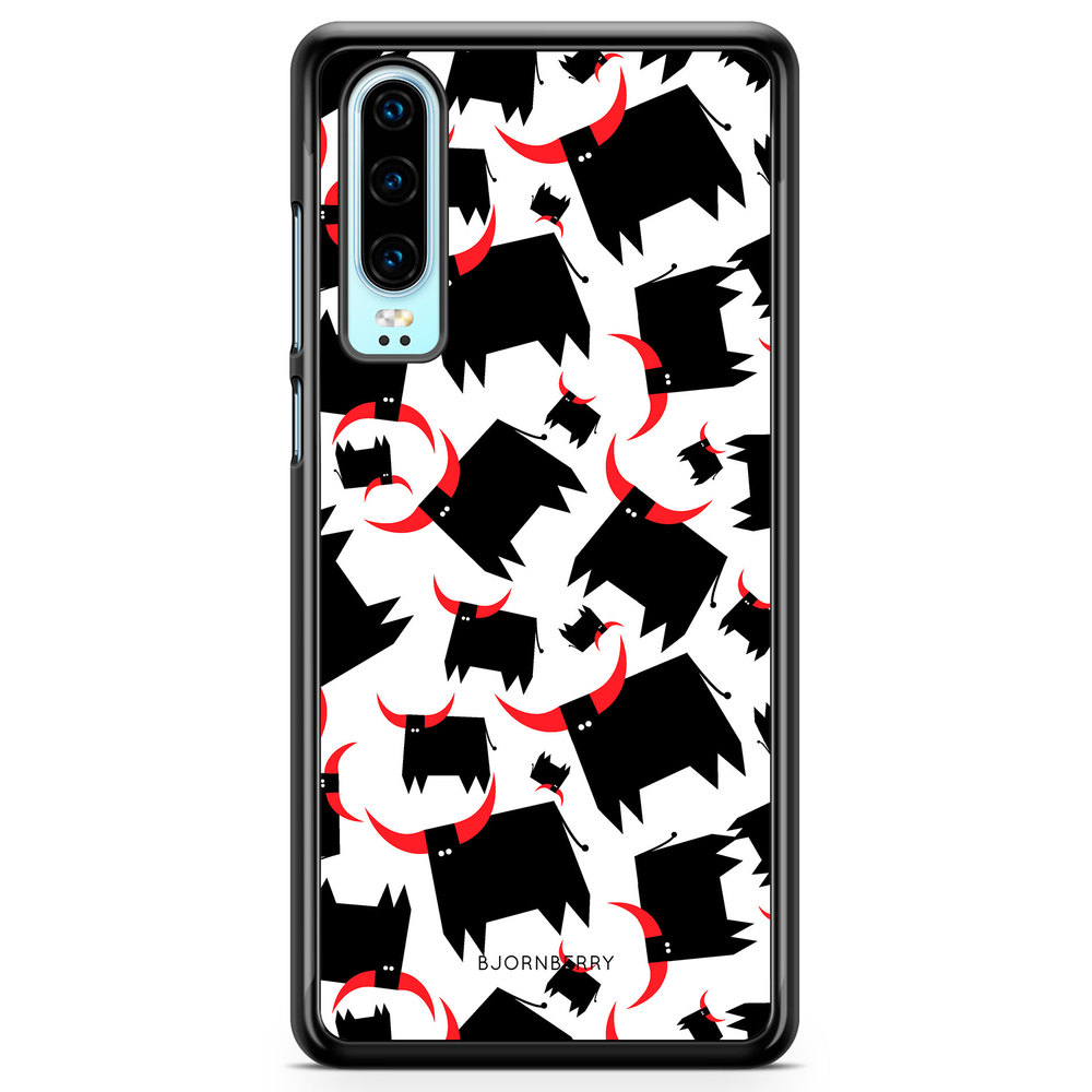 Huawei P30 Case - Bull Red Horns