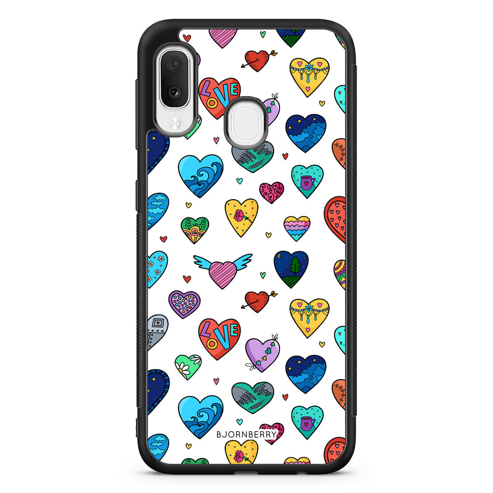 Samsung Galaxy A20e Case - Hearts