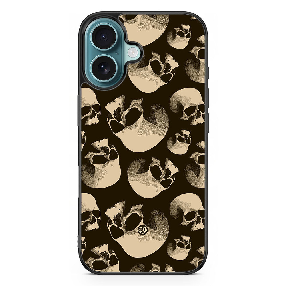 iPhone 16 Case - Skull Pattern