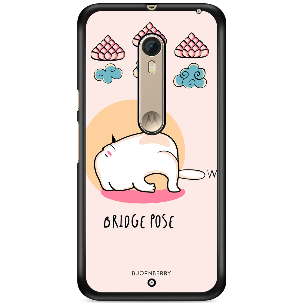 Moto X Style Case - Yoga Cat Bridge Pose