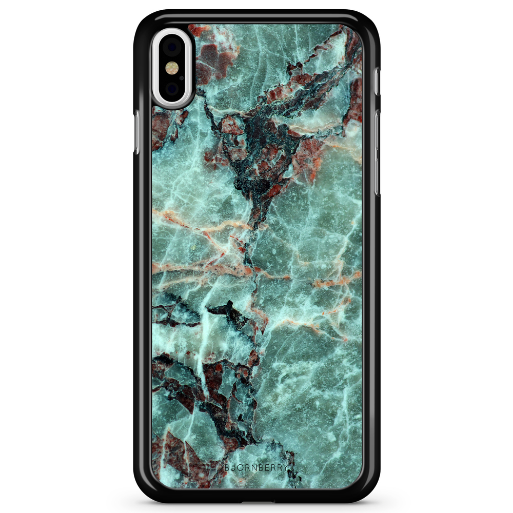 iPhone X / XS Case - Green Marble
