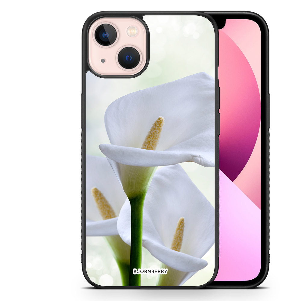 iPhone 13 Case - White flower