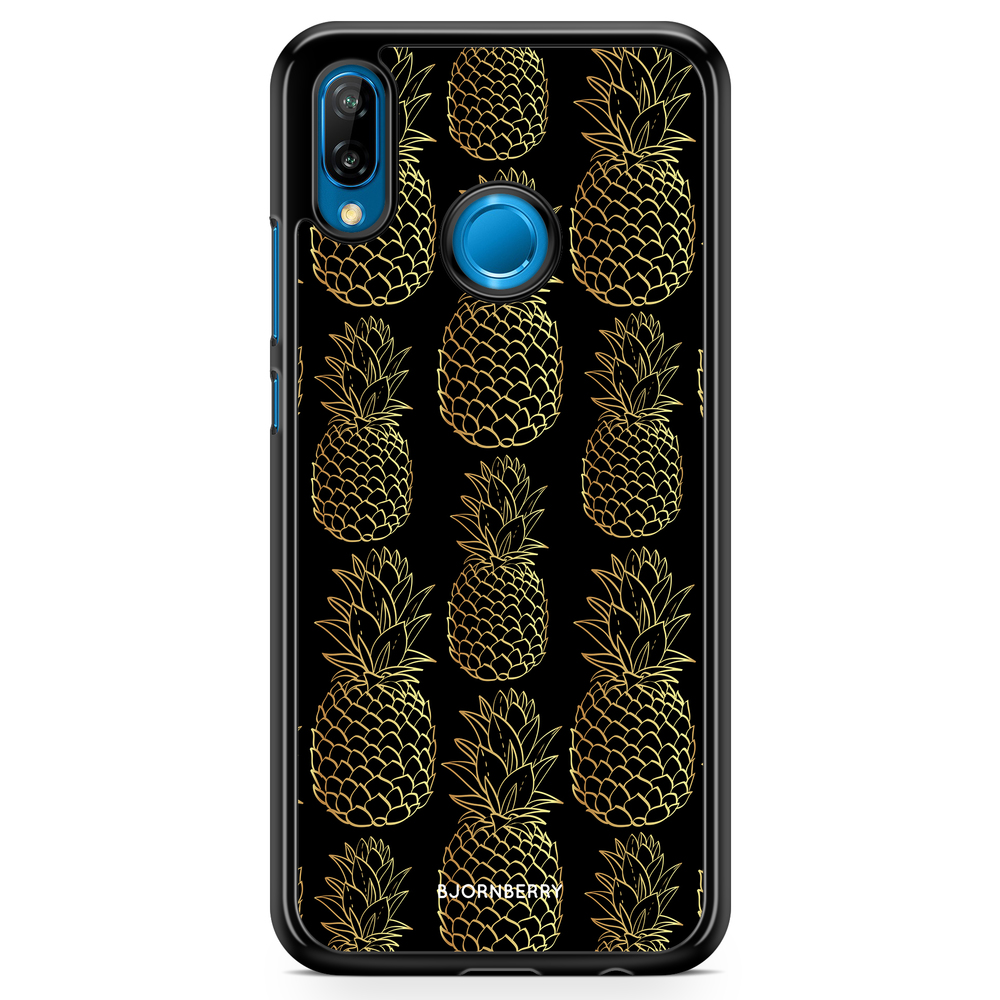 Huawei P20 Lite Case - Gold Pineapples