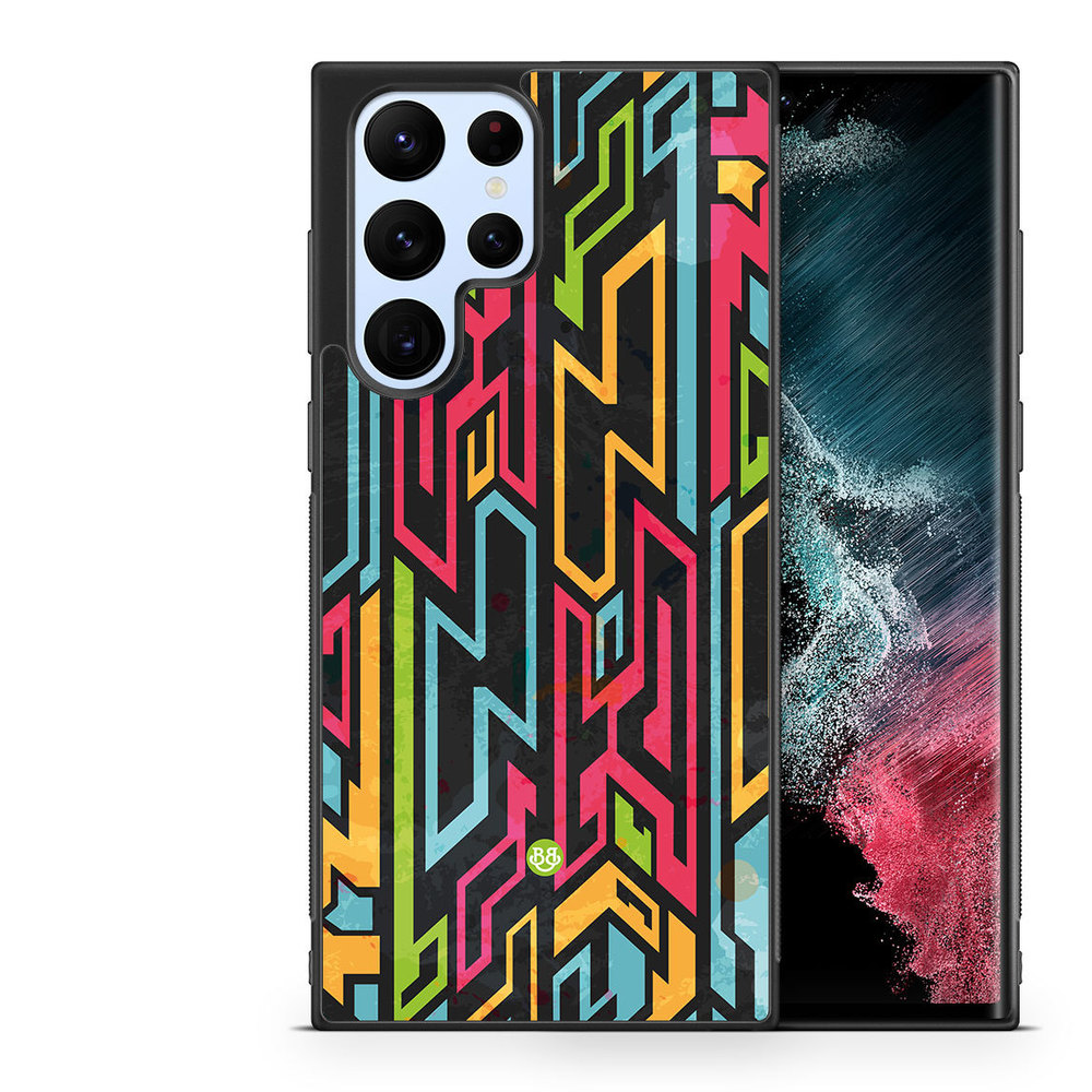 Samsung Galaxy S22 Ultra 5G Case - Colored Tribal