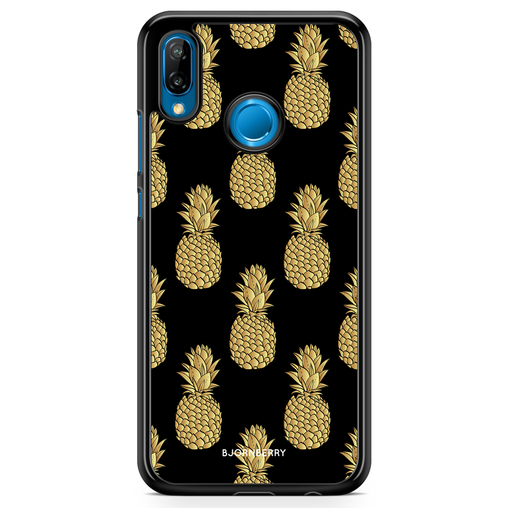 Huawei P20 Lite Case - Gold Pineapples