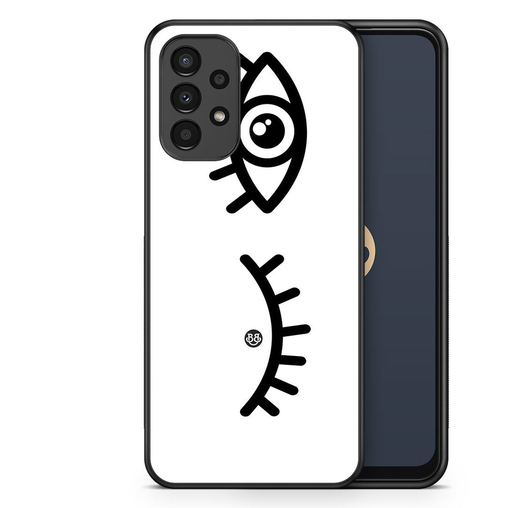 Samsung Galaxy A13 Case - Black Eyes
