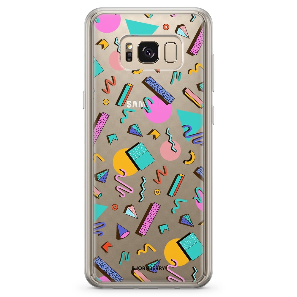 Samsung Galaxy S8 Fashion Case - 80s Pattern
