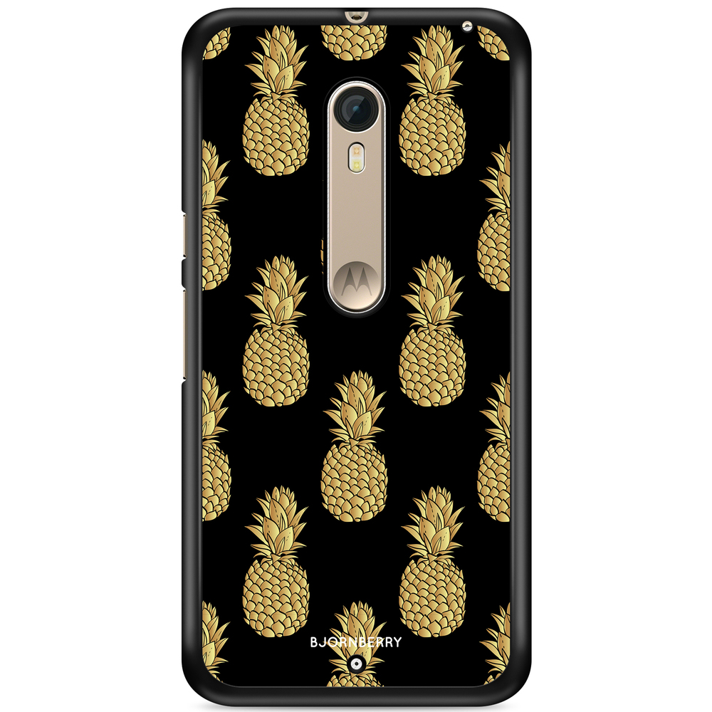 Moto X Style Case - Gold Pineapples