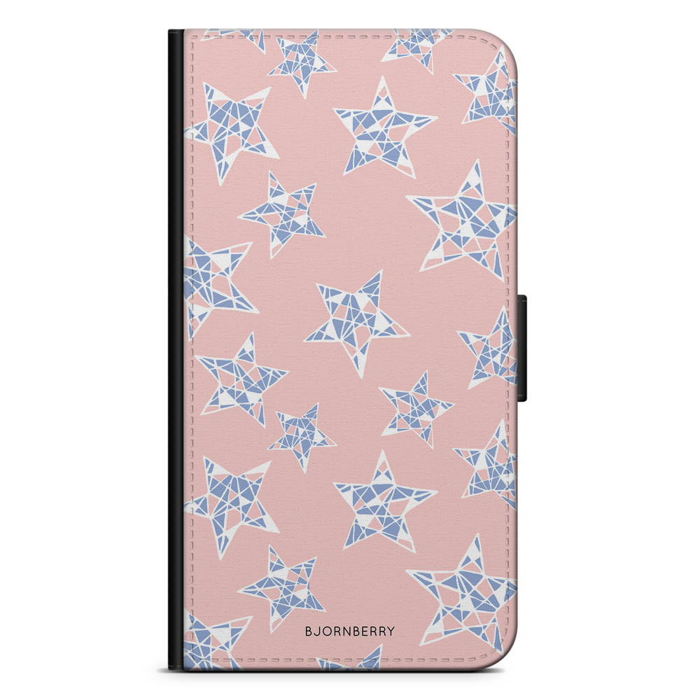 Huawei P30 Lite Plånboksfodral - Rosenkvarts Stjärnor | Mobilskal & Mobilfodral BJORNBERRY