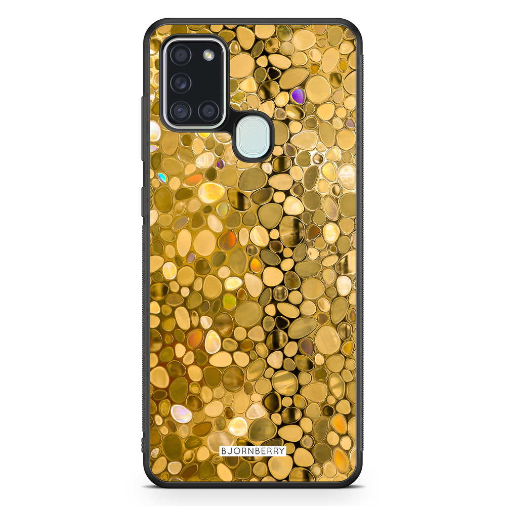 Samsung Galaxy A21s Case - Stained Glass Gold