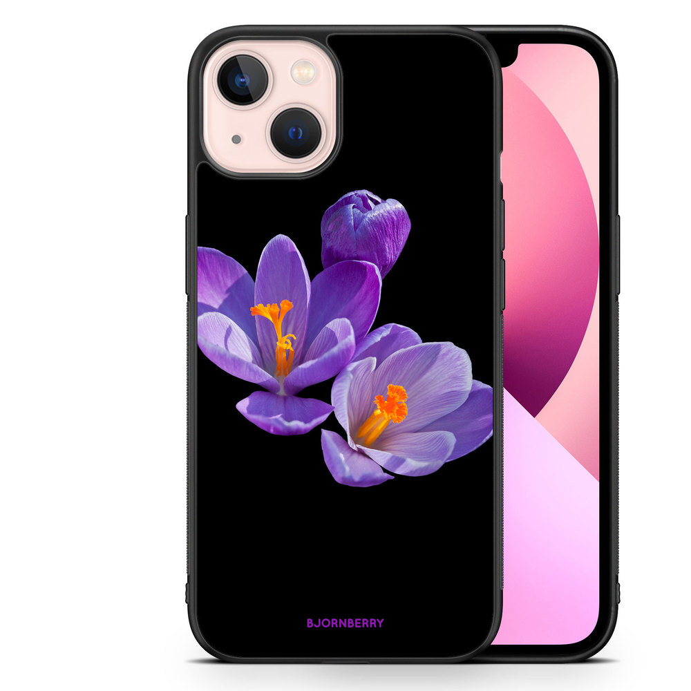 iPhone 13 Case - Purple Flowers