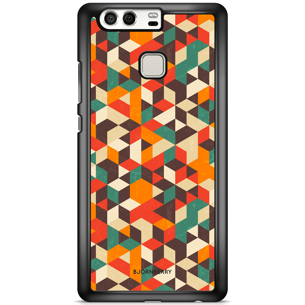 Huawei P9 Case - Retro Geometric