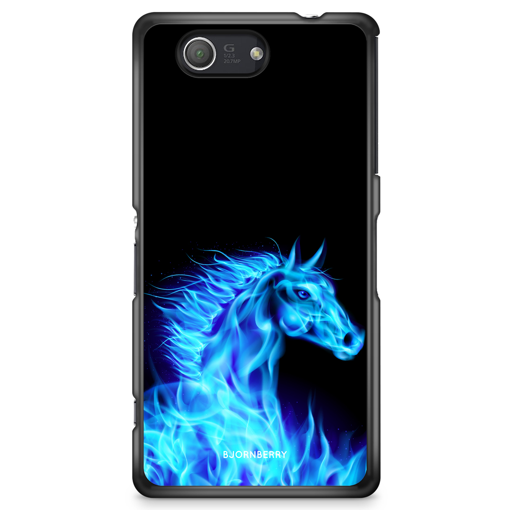 Sony Xperia Z3 Compact Case - Flames Horse