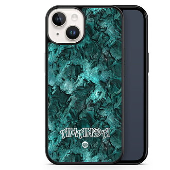 iPhone 14 Custom Skal - Grön Namn