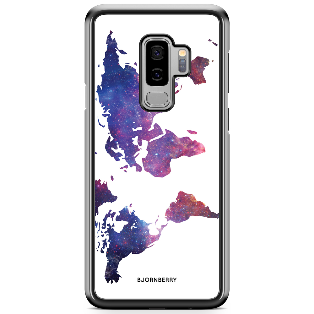 Samsung Galaxy S9 Plus Skal - Världkarta Rymd
