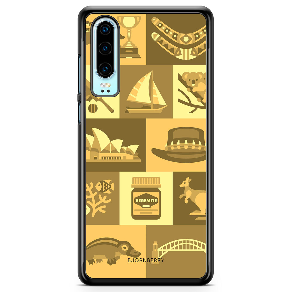 Huawei P30 Case - Australian Pattern