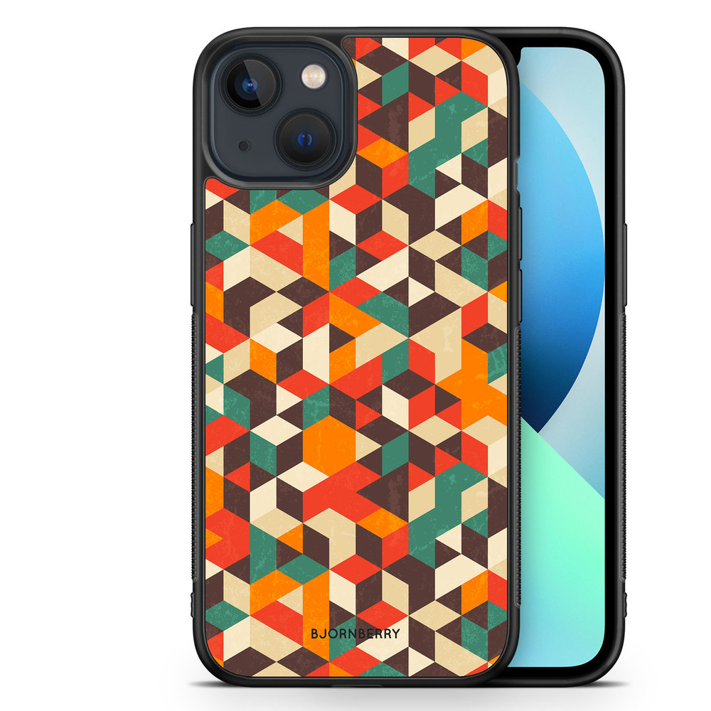 iPhone 13 Mini Case - Retro Geometric