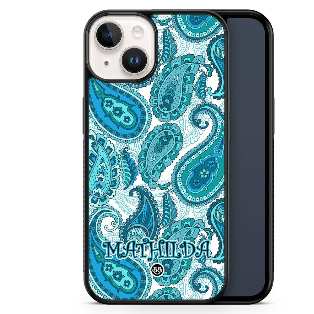 iPhone 14 Custom Case - Paisley Name