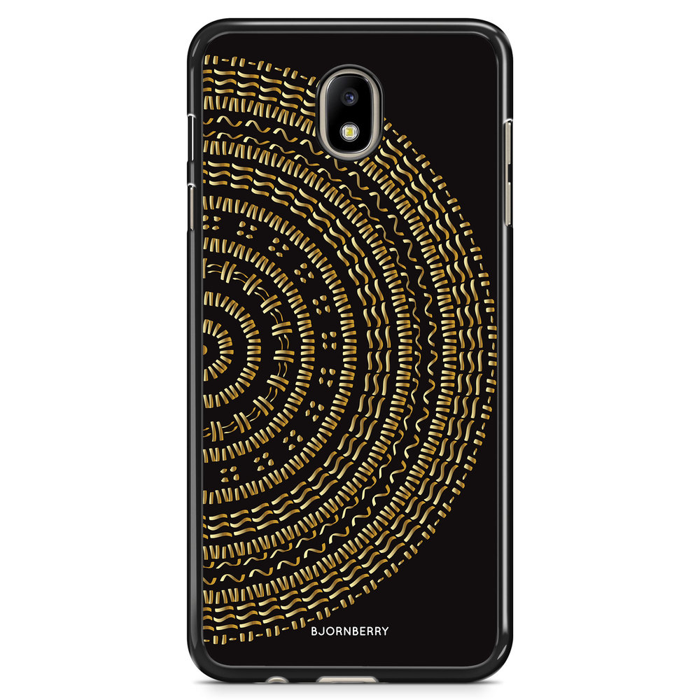 Samsung Galaxy J7 (2017) Case - Mandala Gold/Black