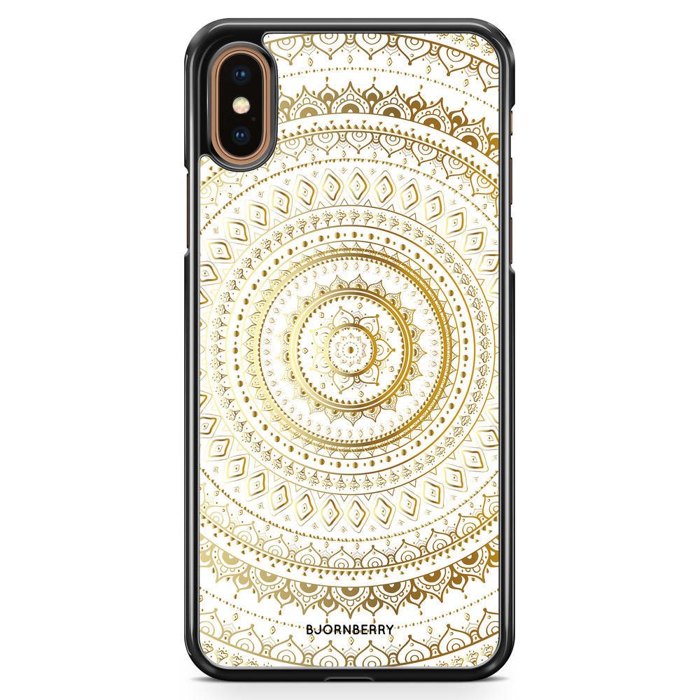 iPhone XS Max Case - Gold Mandala