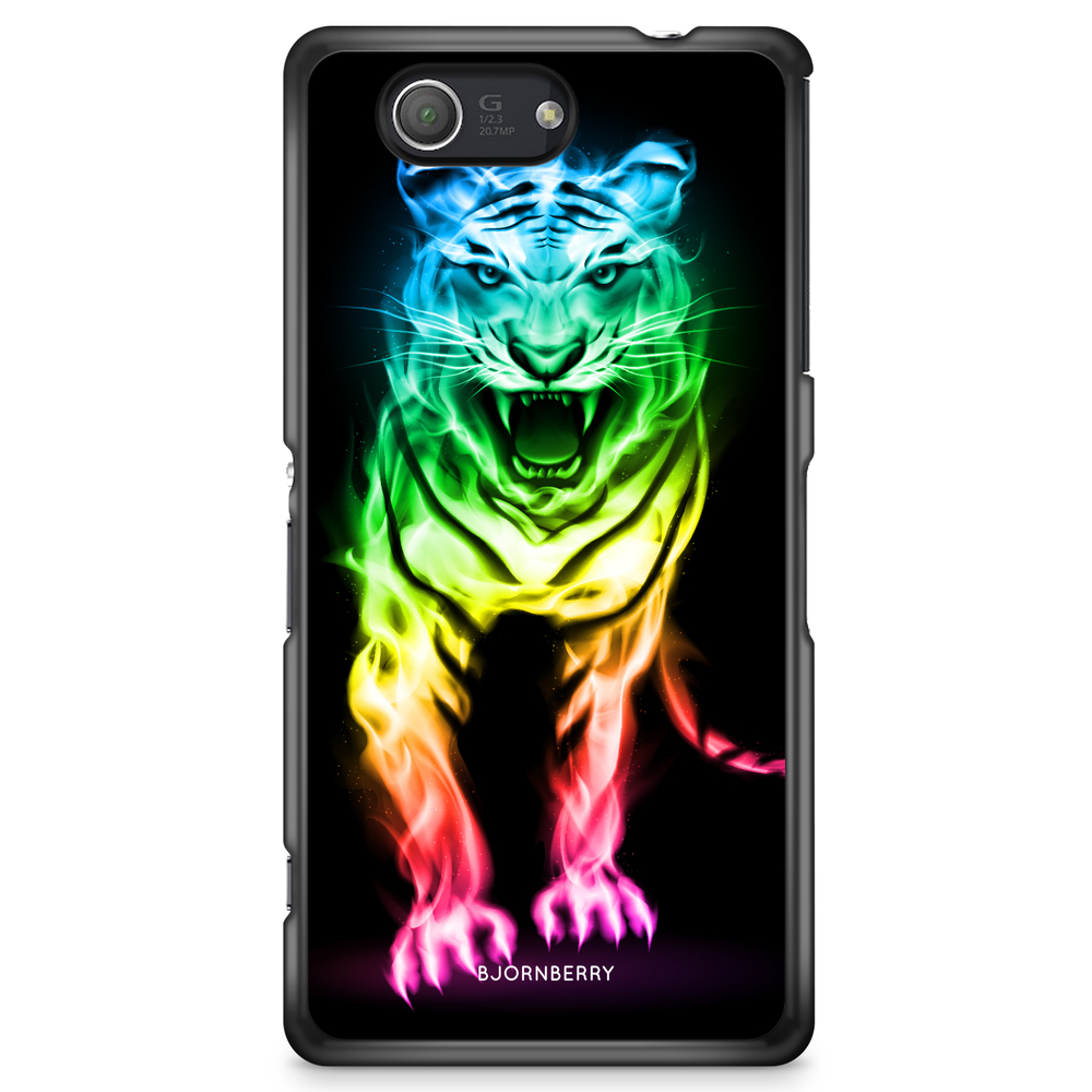 Sony Xperia Z3 Compact Case - Fire Tiger