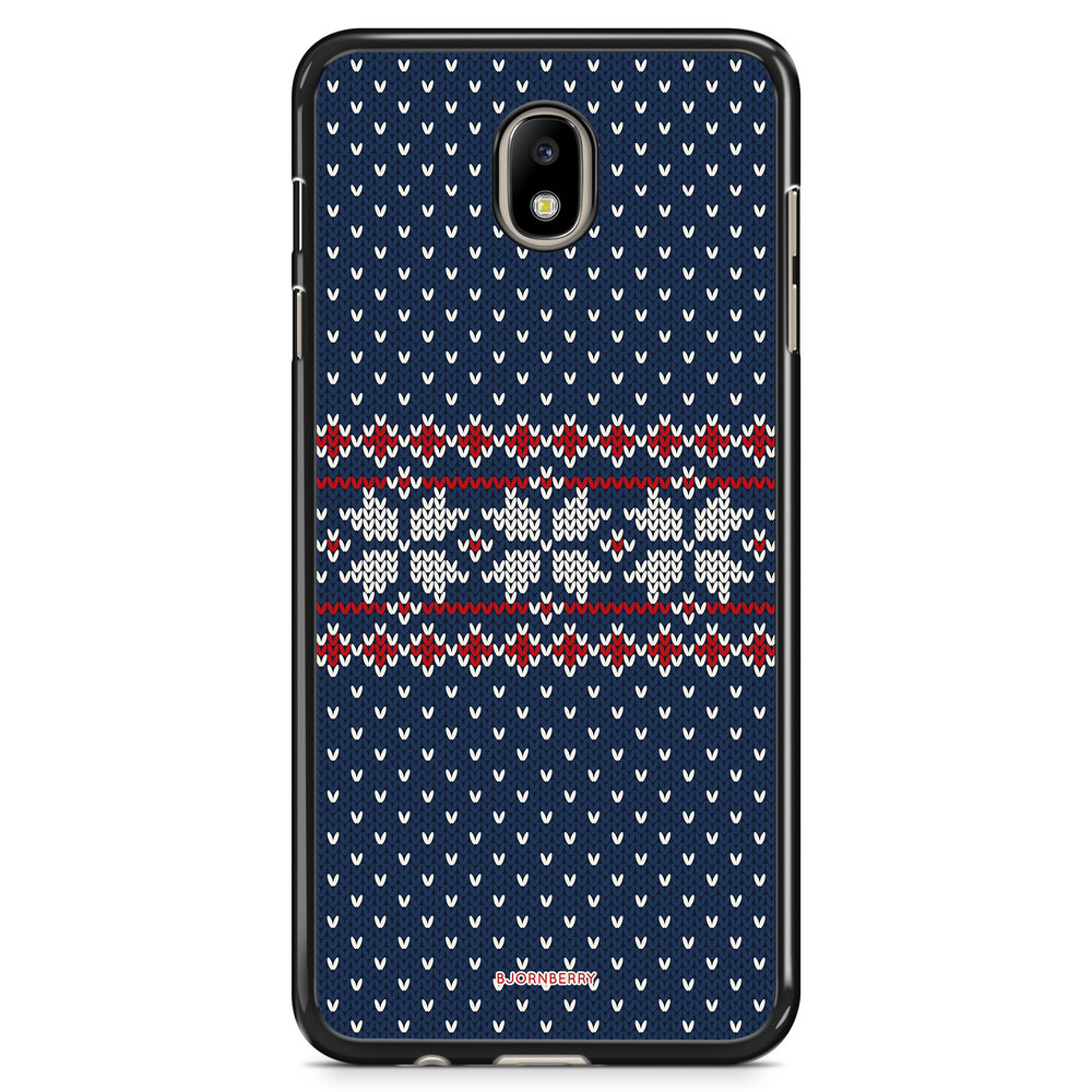 Samsung Galaxy J7 (2017) Case - Knitted Xmas