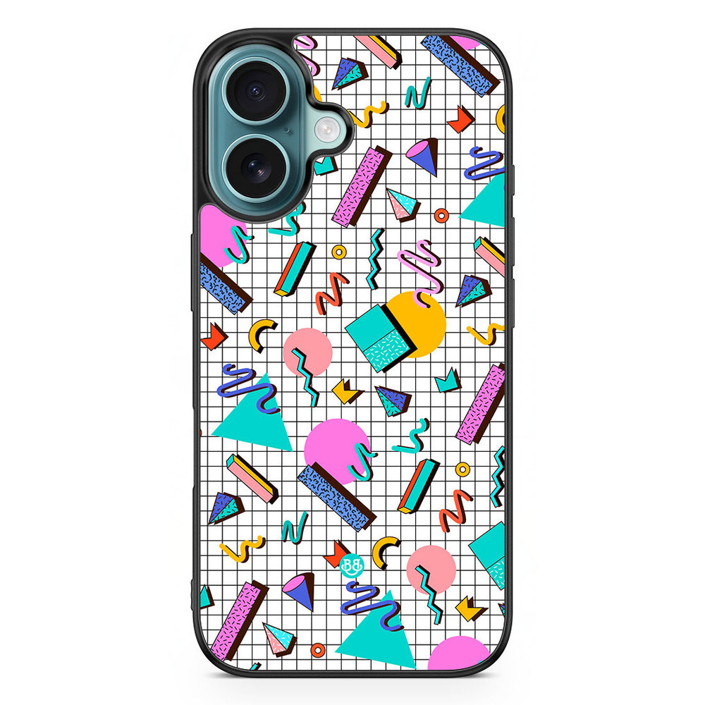 iPhone 16 Case - 80s Pattern