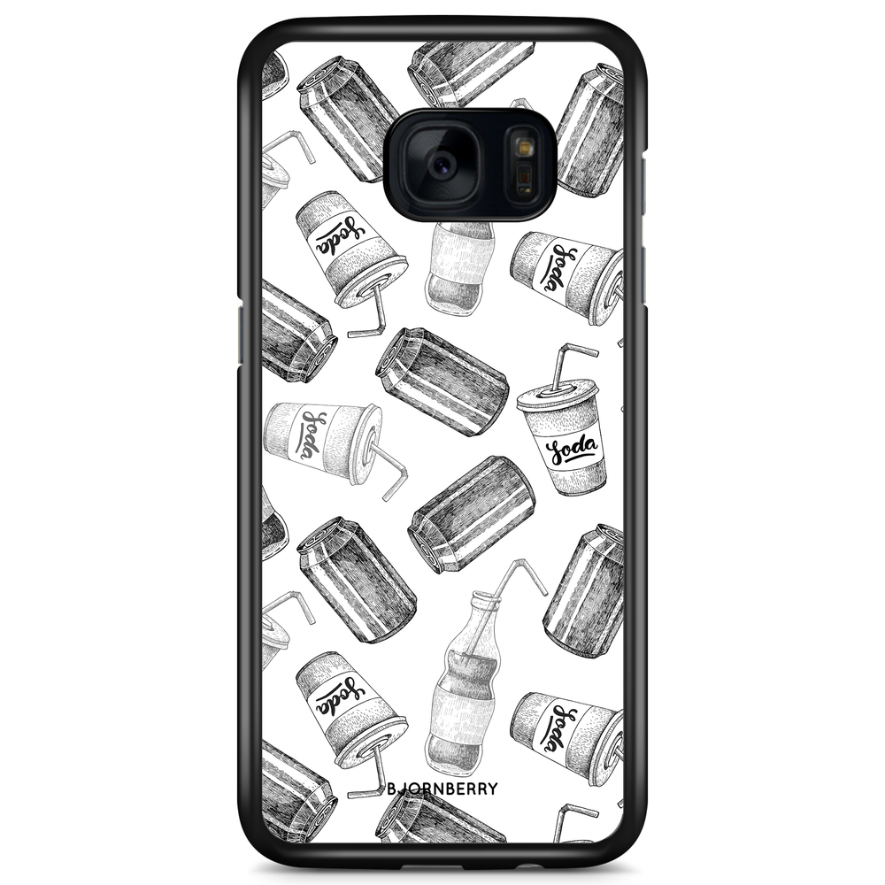 Samsung Galaxy S7 Case - Soda Black & White