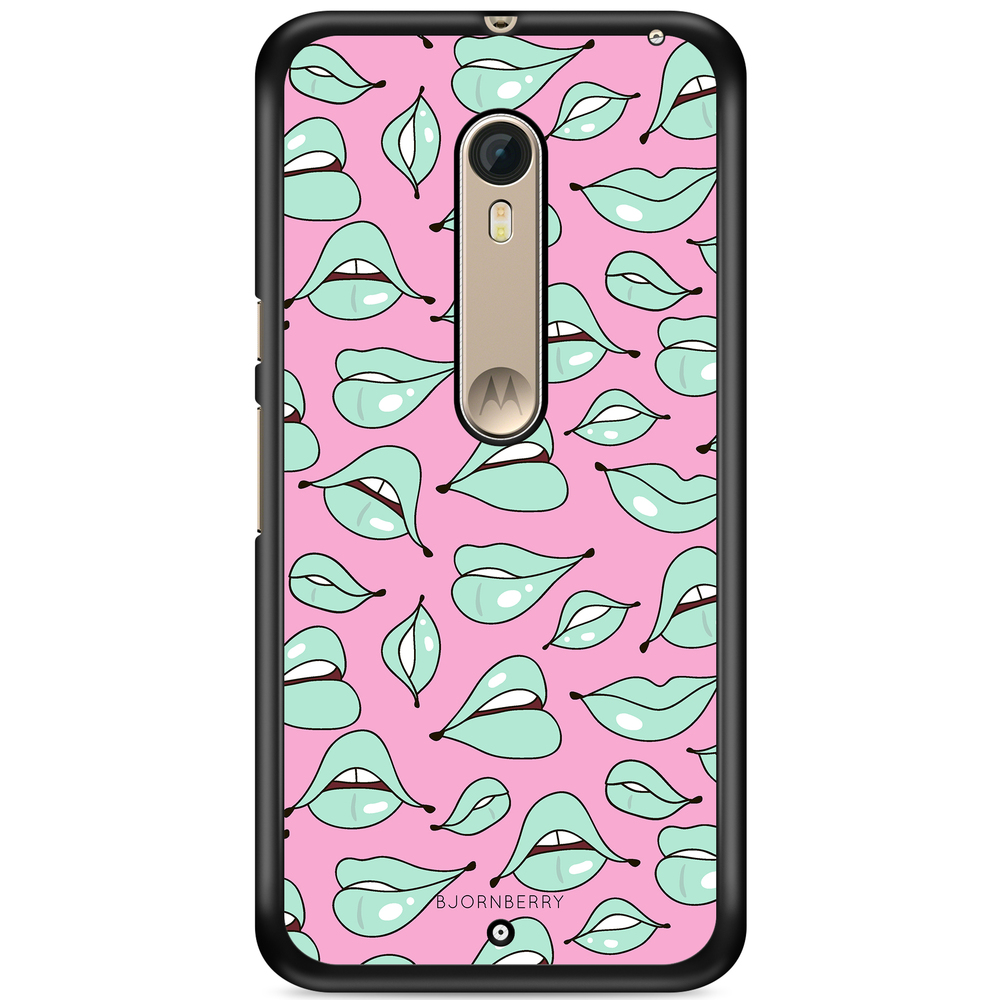 Moto X Style Case - Green Lips