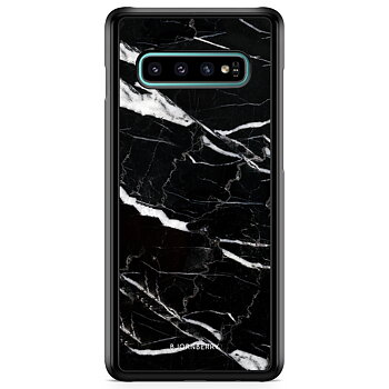 Samsung Galaxy S10 Plus Skal - Svart Marmor