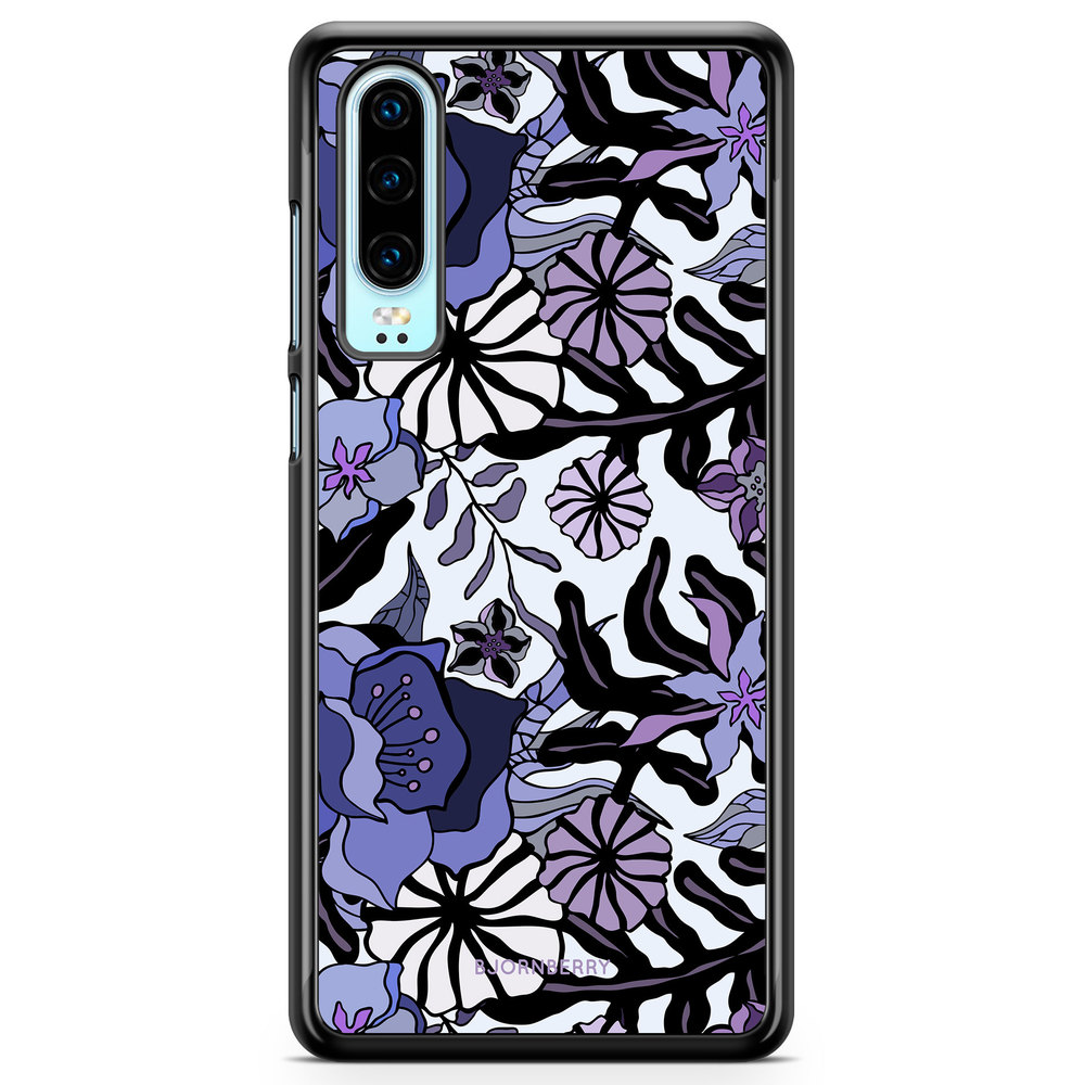 Huawei P30 Case - Purple Flowers