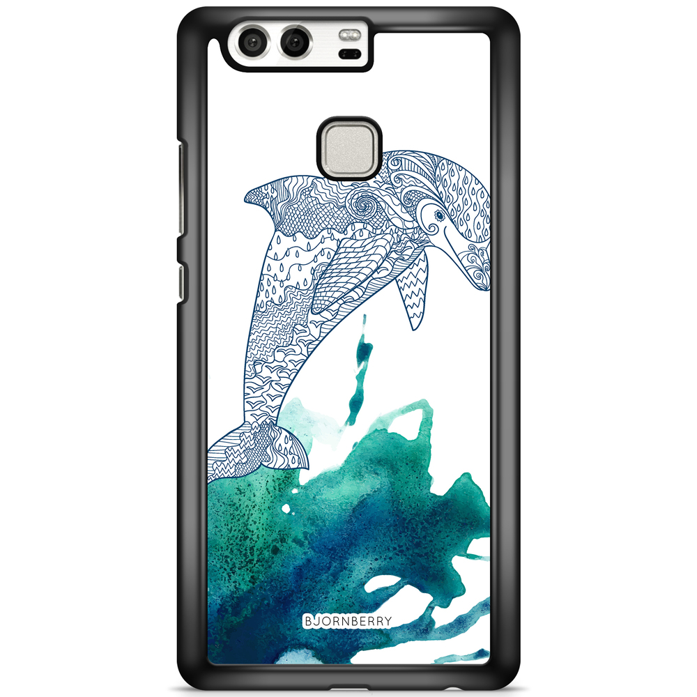 Huawei P9 Skal - Mandala Delfin | Mobilskal & Mobilfodral BJORNBERRY