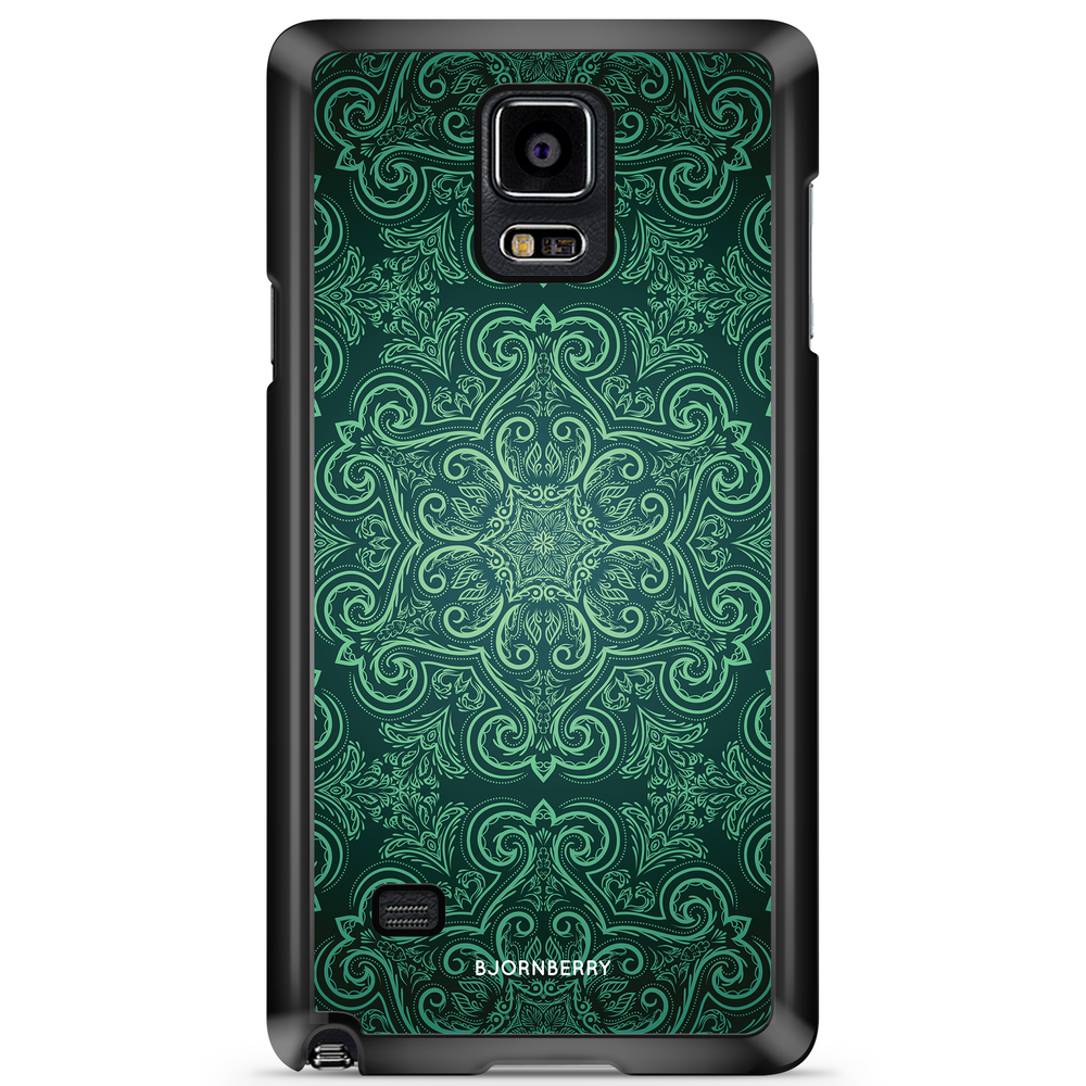 Samsung Galaxy Note 4 Case - Green Retro Pattern