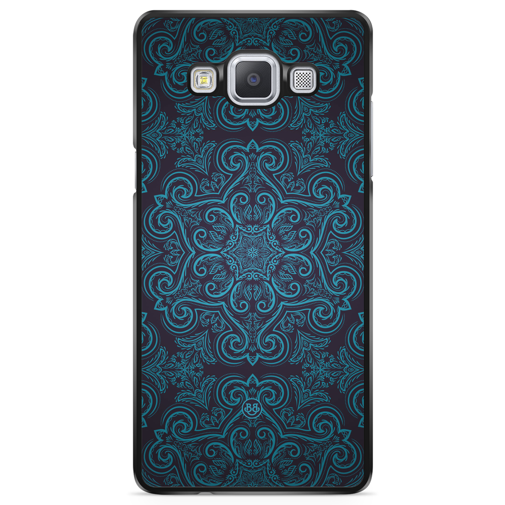 Samsung Galaxy A5 (2015) Case - Blue Retro Pattern