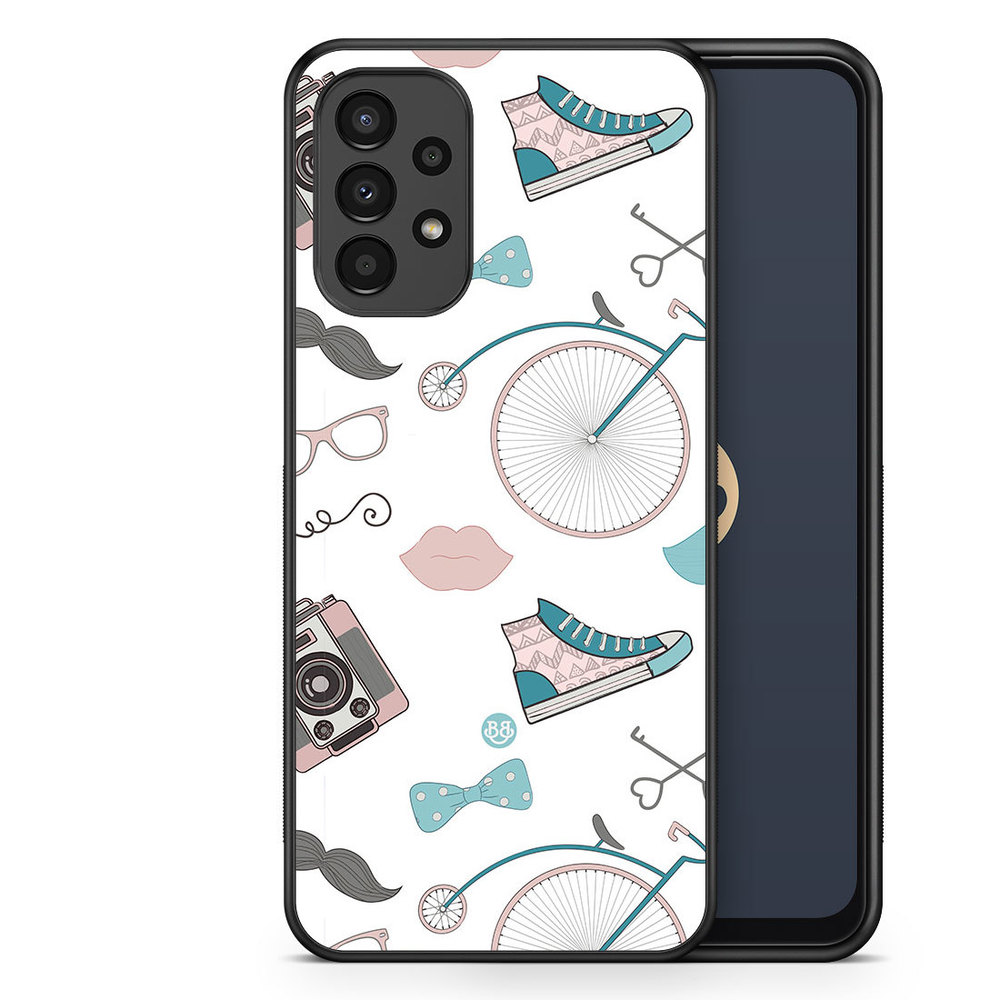 Samsung Galaxy A13 Case - Hipster Pattern
