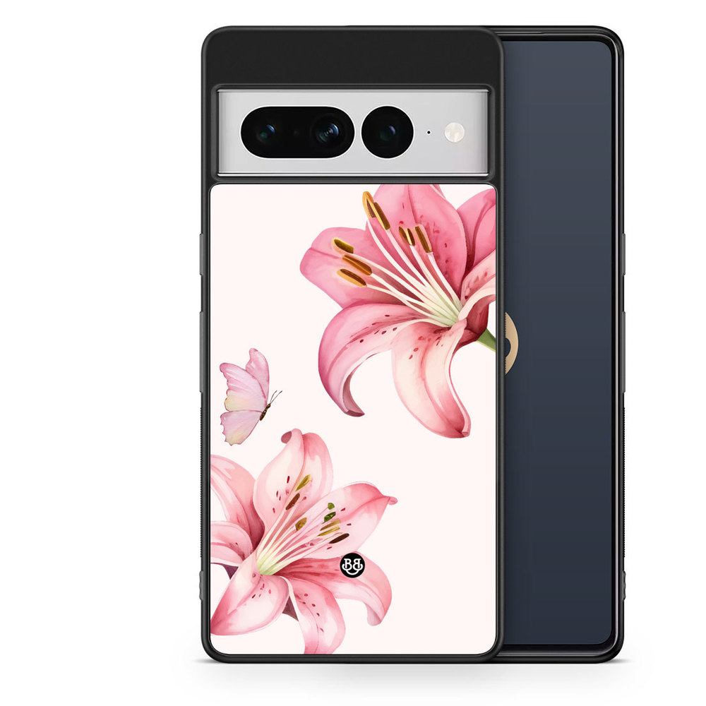 Google Pixel 7 Pro Case - WILD BLOOM - Pink Lily