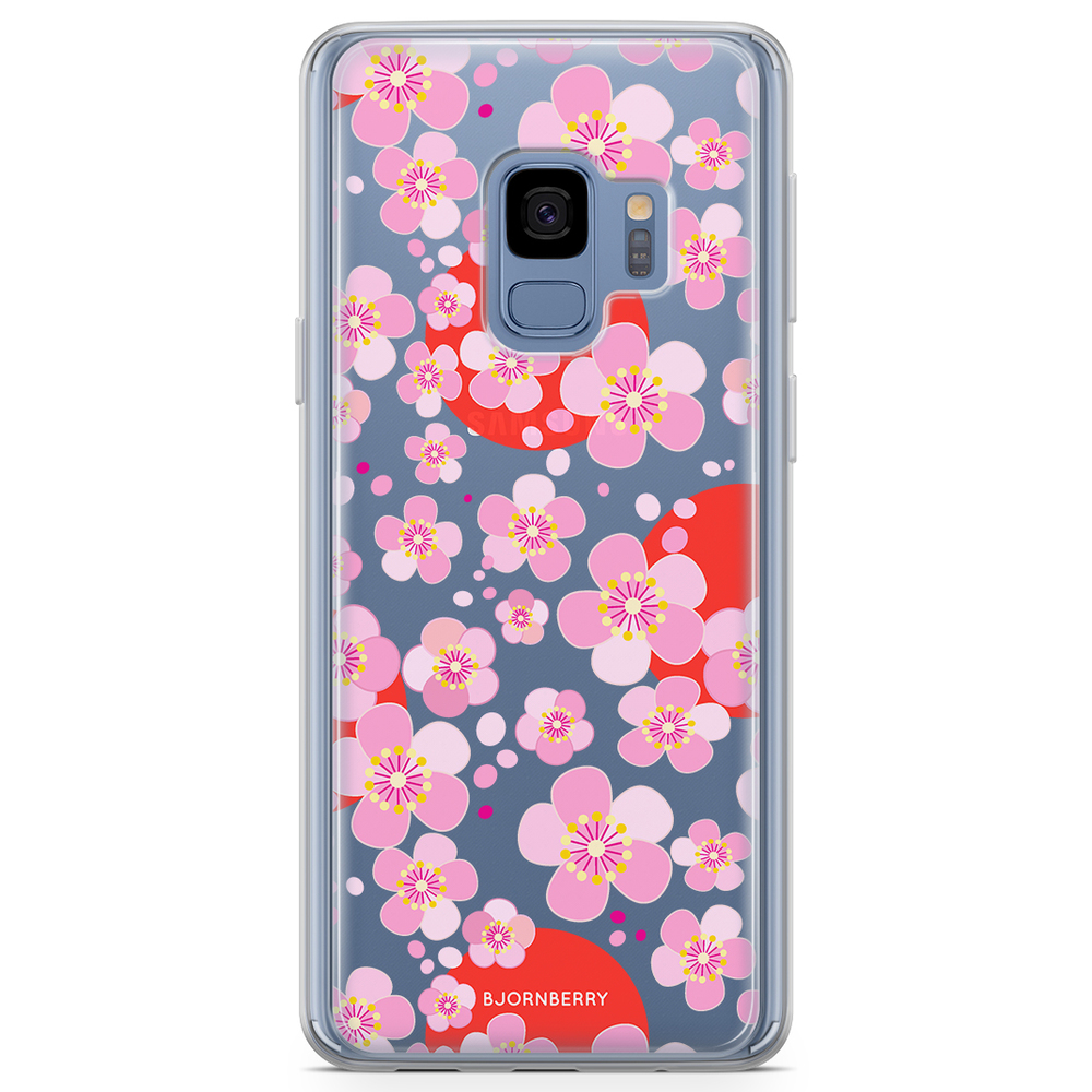 Samsung Galaxy S9 Fashion Skal - Japanska Blommor