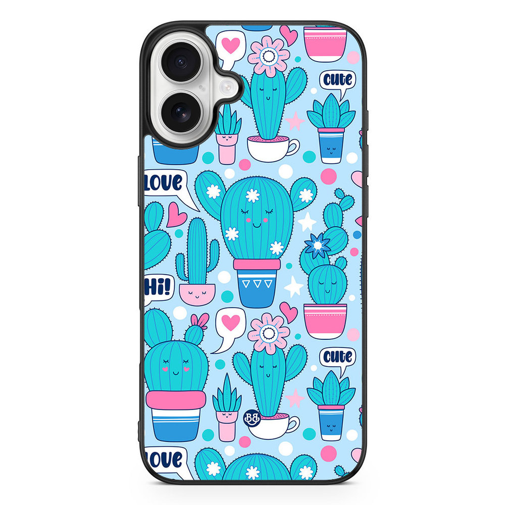 iPhone 16 Plus Case - Cute Cactus