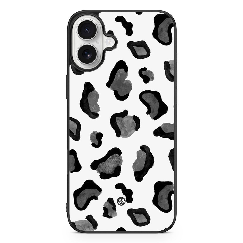 iPhone 16 Plus Case - Grey Leopard