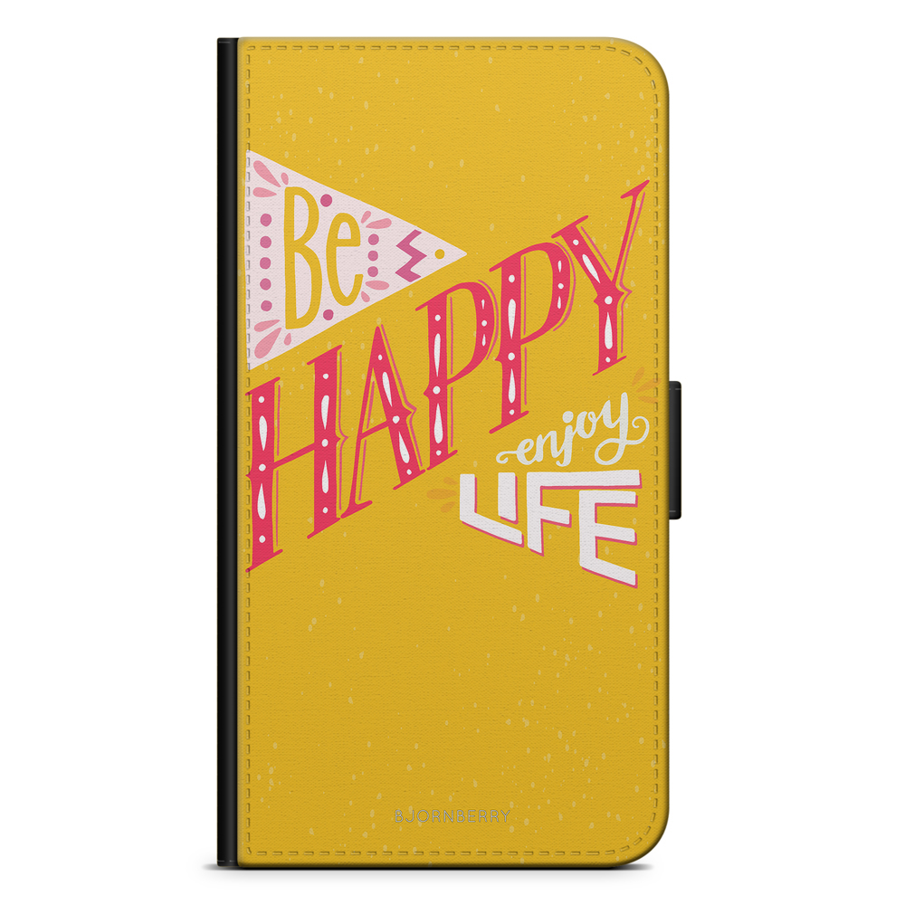 Huawei P30 Lite Wallet Case - Be Happy