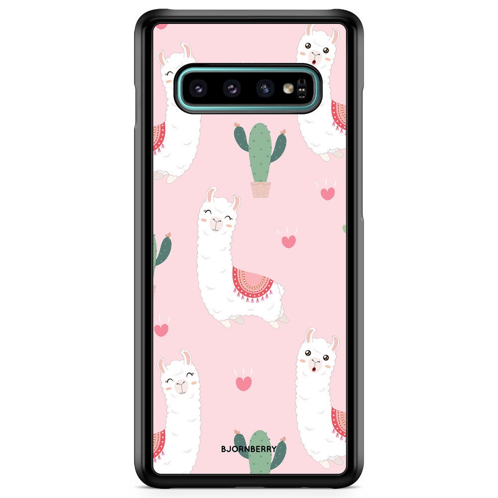 Samsung Galaxy S10 Plus Case - Llama Pattern